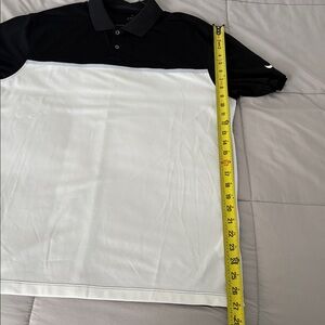 Nike Men's Golf Polo Shirt in Black and White
